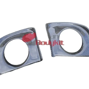 Carbon Fiber CF Body kit For 2008-2012 Lancer Evolution X EVO 10 Fog Lights Lamps Replacement Cover