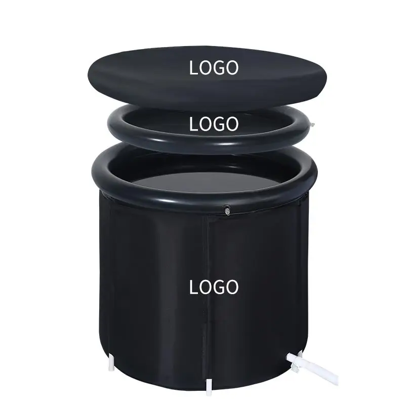 Custom Logo Cold Plunge Ice Barrel Bath Sale Inflatable Bathtub for Adults with Low Price Inflatable Ice Bathtub