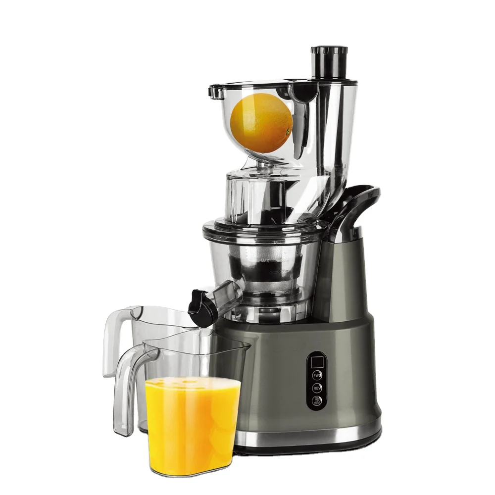 Low Speed Stainless Steel Strainer LED Indicator Lights Juices & Smoothies Durable Plastic Blade Juicer Machine