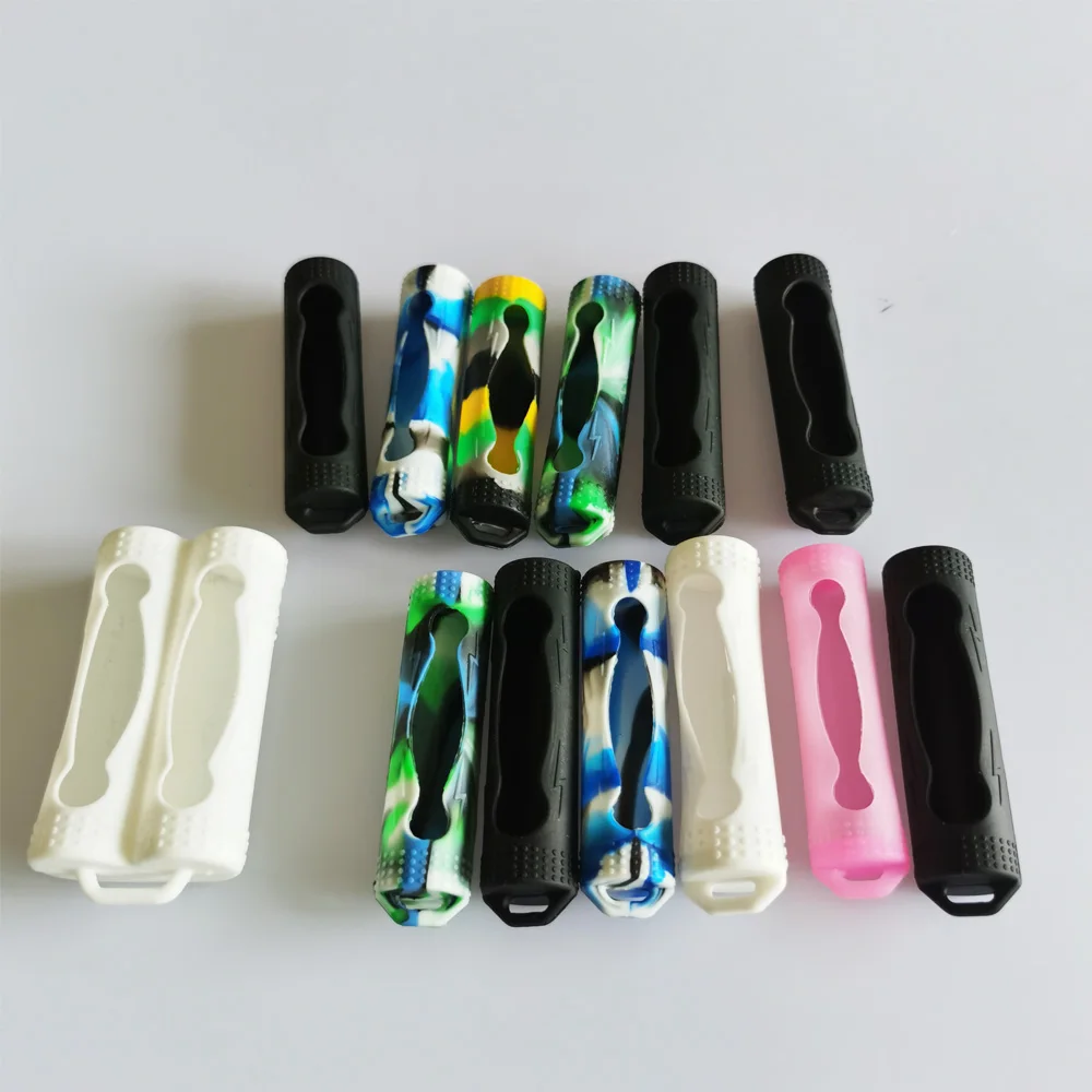 
Hot sale silicone colorful protective case holder for 18650 battery 