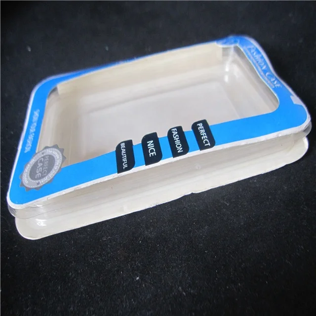 Custom heat seal double blister with  adhesive  paper  card