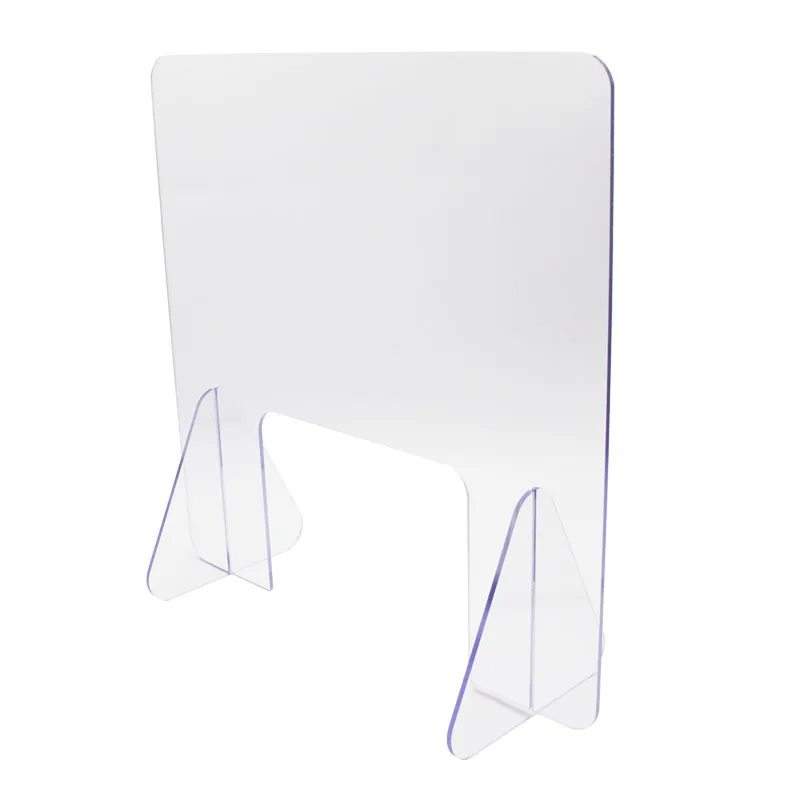 Acrylic sneeze guard, custom Plastic Acrylic Isolation sheet for school office Anti-spray AntiDroplet antiepidemic baffle