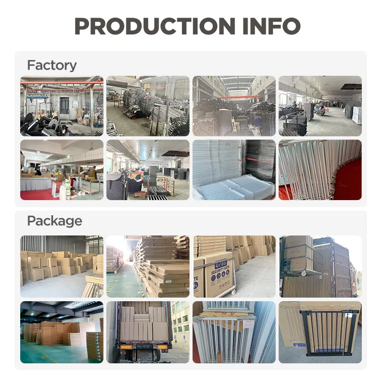 Metal baby gate House Stair Door Fence Pet Dog Cat Doorways Enclosure Auto Close Safety Baby Children Gate Guardrail