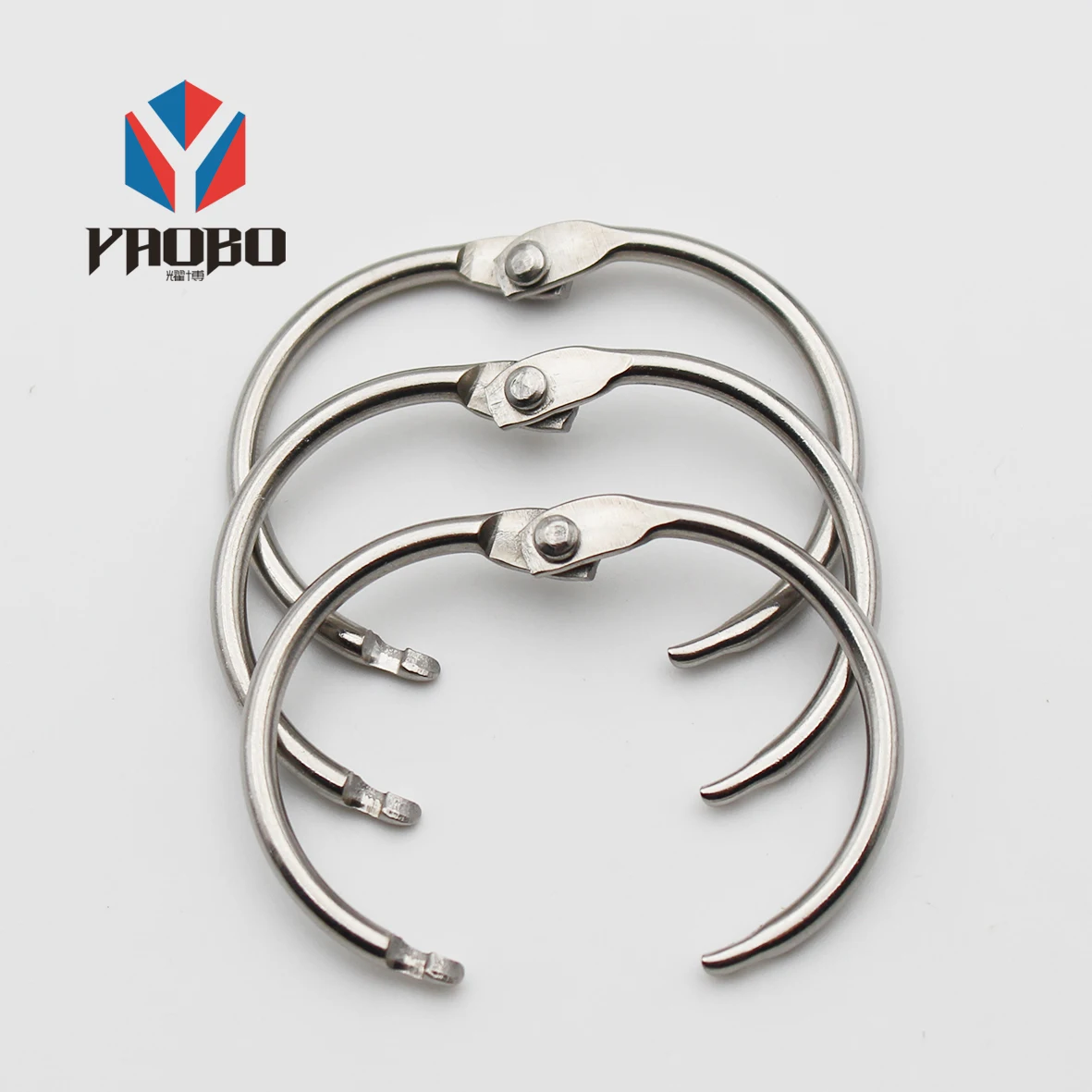 Office Binding Supply Loose Leaf Binder Ring Steel Book Binding Ring