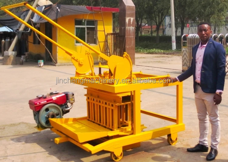 mobile block making machine
