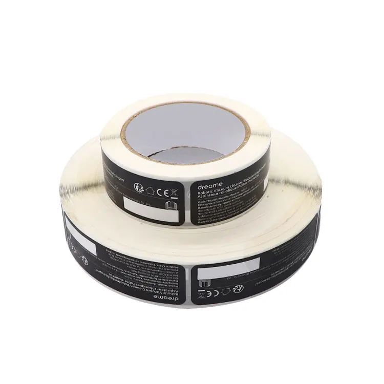 Custom Sticker Tags Marker Tie Logo Printing Wire Identification Marker Label Cable Tag