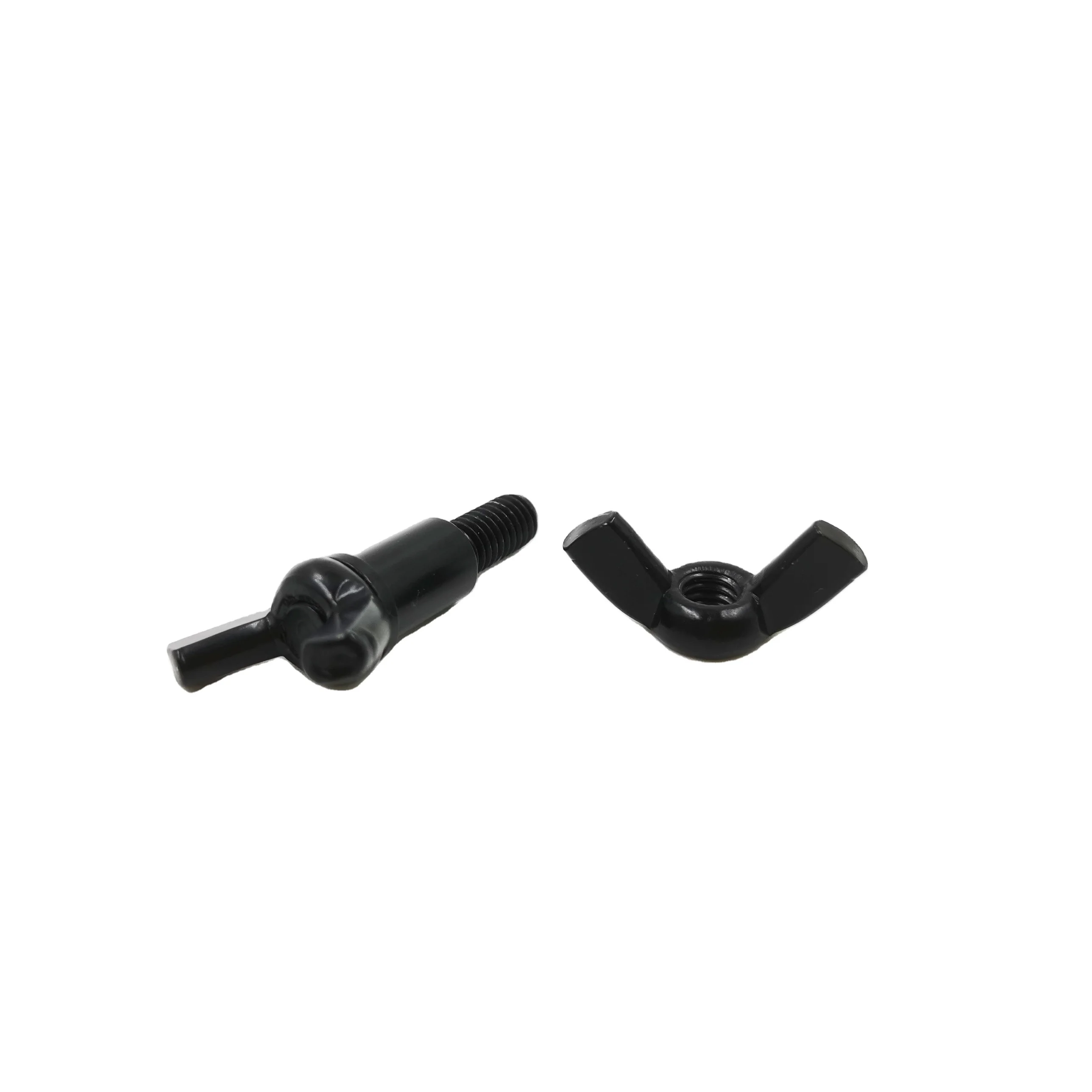 Black oxide wing bolts DIN316 oem carbon metal butterfly wing nut bolt crutches Carbon Steel Thumb Butterfly Wing Hand Bolt