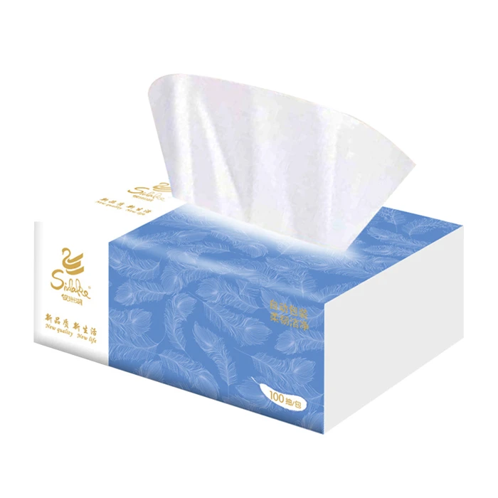 Hot Selling Wholesale Soft Pack Facial  tissue