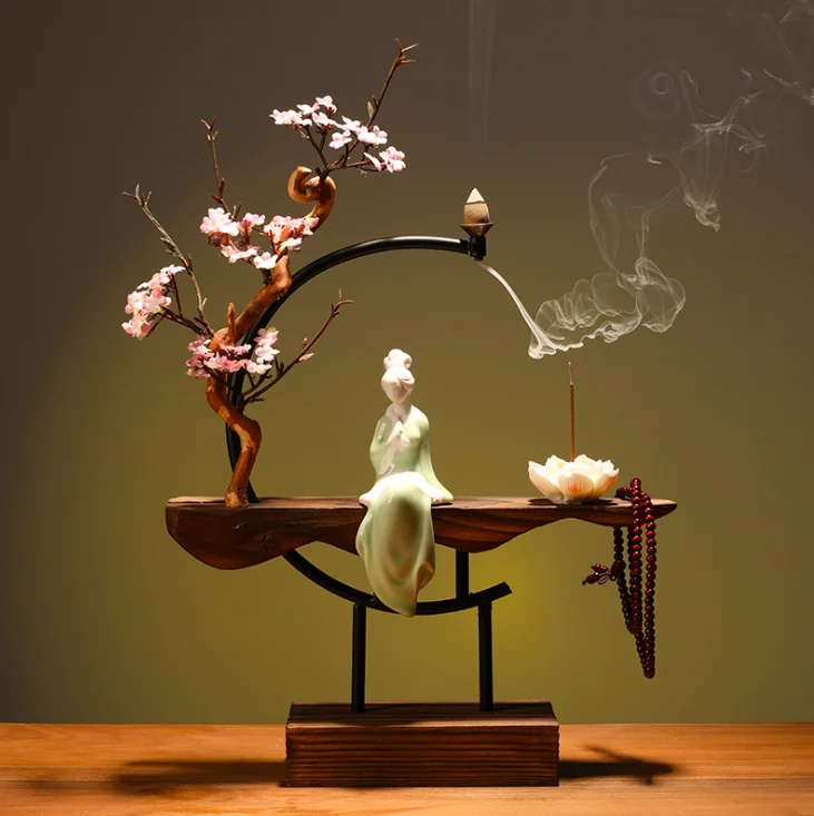 Hot Sell New Design Incense Burner Home And Office Decoration Backflow Incense burner