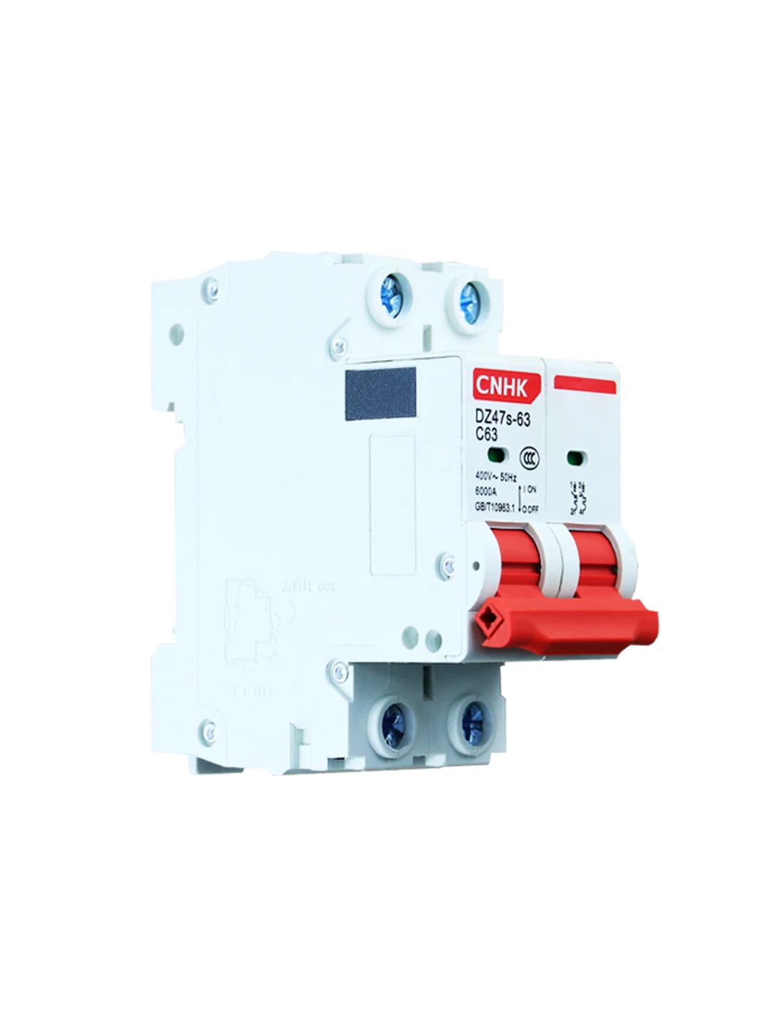 CNHK Circuit Breaker 4 Pole 6 Amp 6A Breaker Solar MCB Manufacturer Din Rail Modular MCB Mini Circuit Breaker