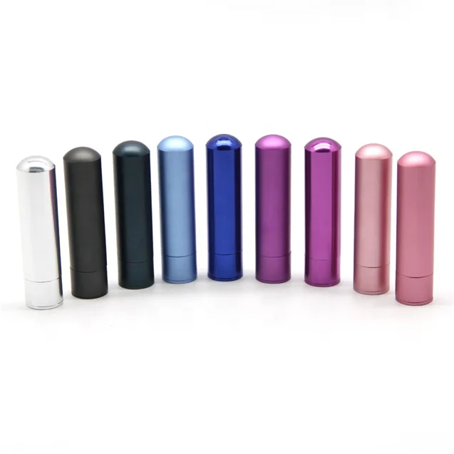 EBI Patent 5ml Aromatherapy Natural Essential Oil Aluminum Nasal Inhaler Tubes in Good Sale