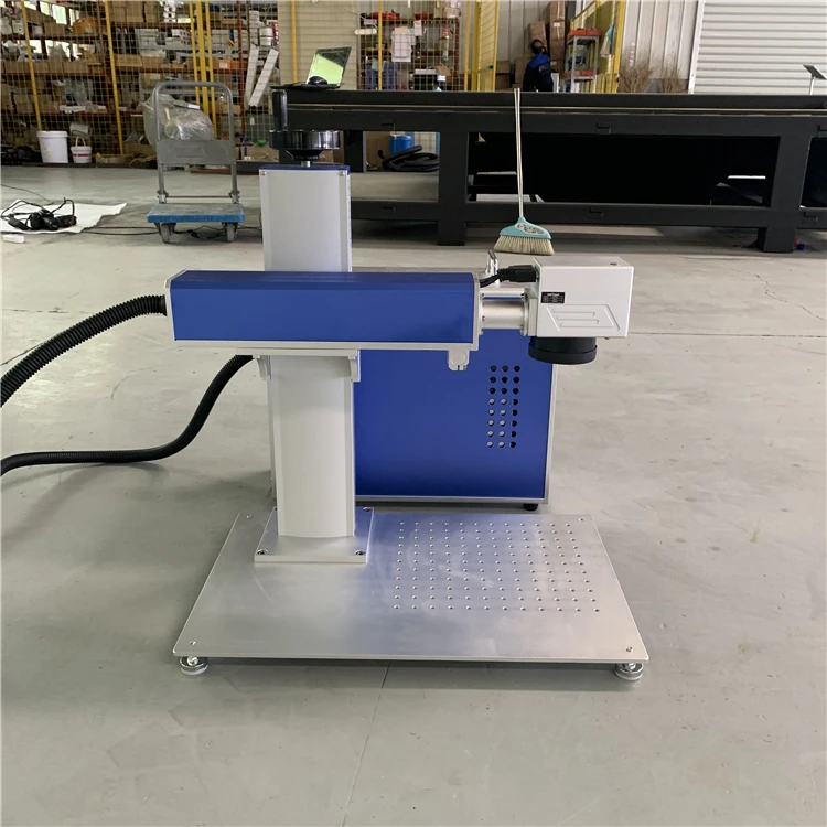 20W 30W 50W Desktop Split Fiber Laser Marking Machine For Metal