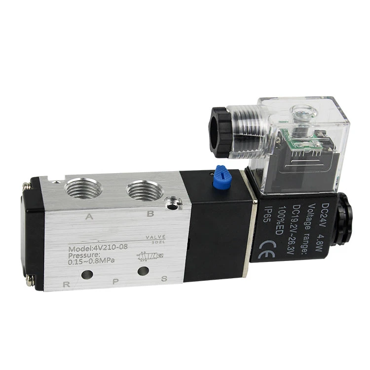 Пневматический электромагнитный клапан Airtac типа 4V210 Serise 5/2 Way 4V210-08 4V110-06 4V310-10