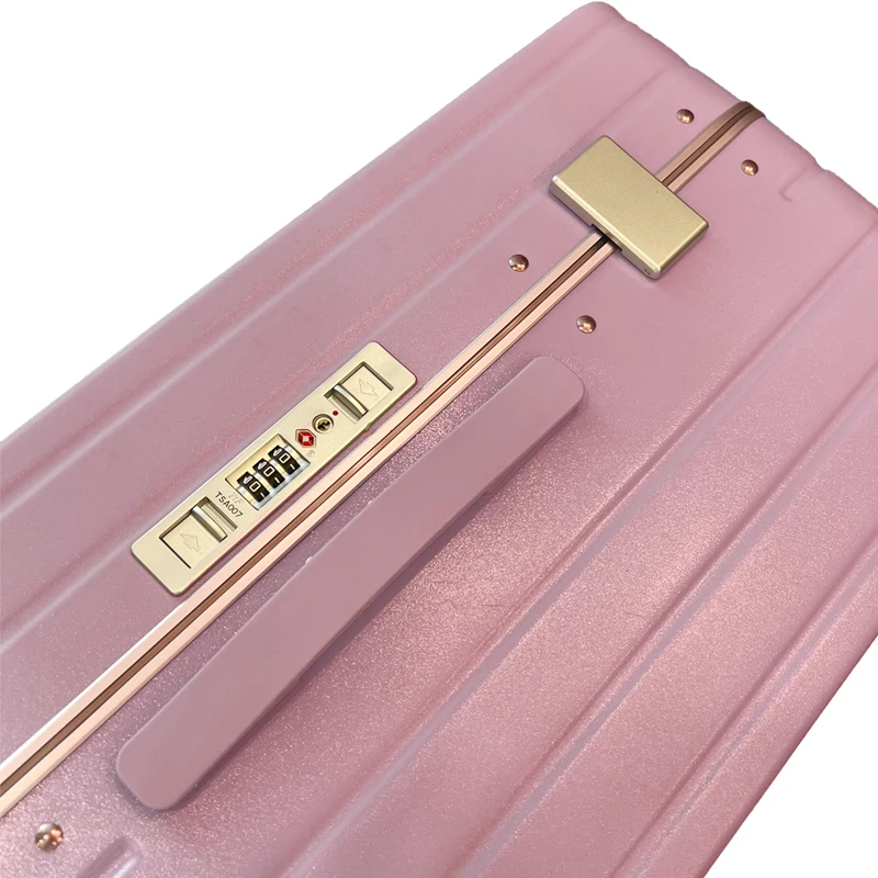 2023 Factory New Design Business trip Travelling Bags Trolley Luggage With Cup Holder and USB charging suitcase