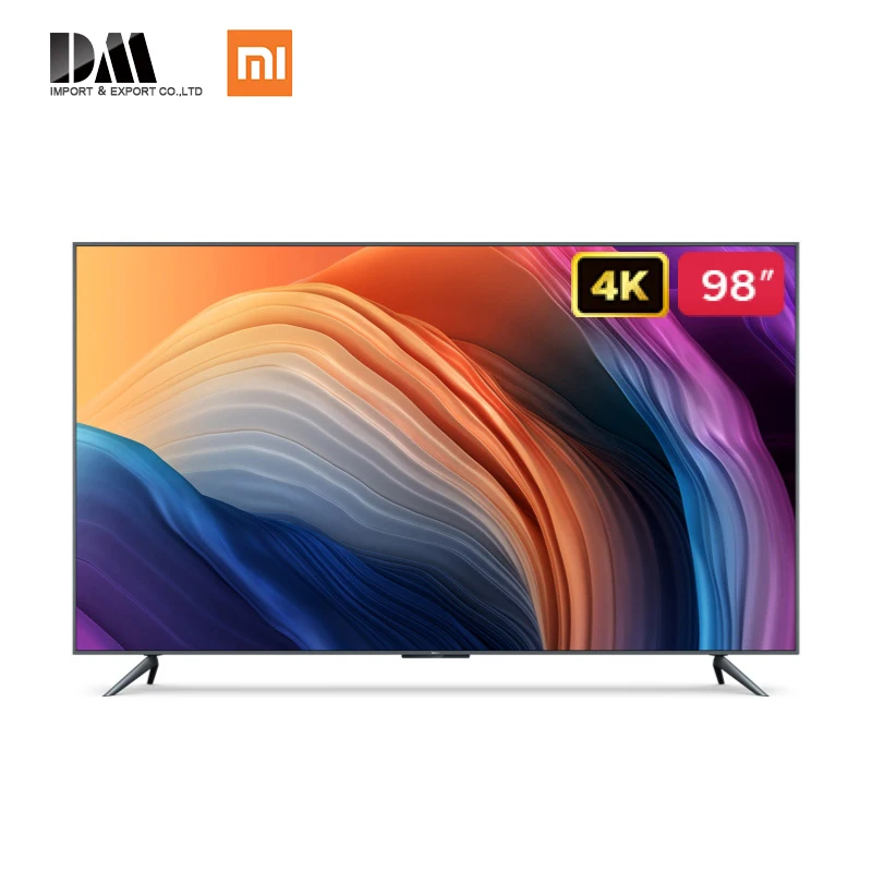  Xiaomi Hongmi Max 98 дюймов smart TV 4K HDR разрешение 4 Гб + 16 Встроенный домашний кинотеатр Xiaoai