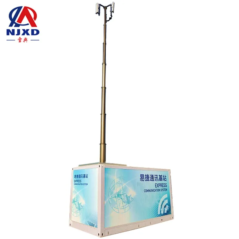 
XD662 best sell portable reversal telecommunication telescopic antenna mast 
