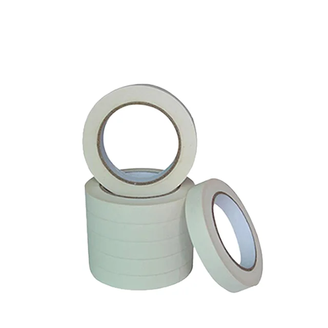Factory Cheap Price Strong Crepe Paper Masking Tape Waterproof Rubber Glue Crepe Masking Tape Automotive Painting Hot Melt