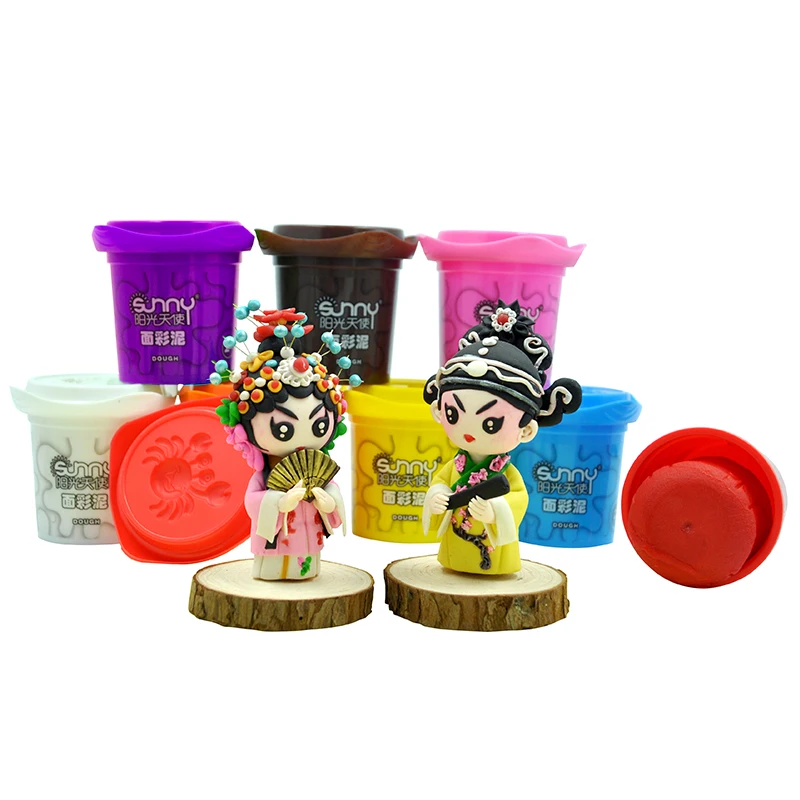 12 Colors Creative Moulding Clay Play Dough stationery set with 75g