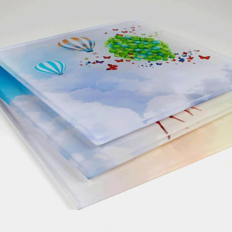 Customized clear or color acrylic sheet UV printing, customized picture and size UV screen digital printing acrylic logo