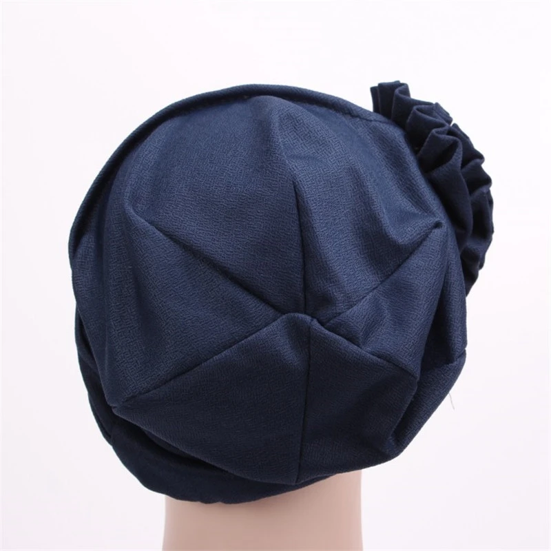 New Chemo Cap Hair Loss Islamic Headwrap Head Cover Wrap Caps Headwear Dubai Arab Bonnet Women Muslim Turban Hat