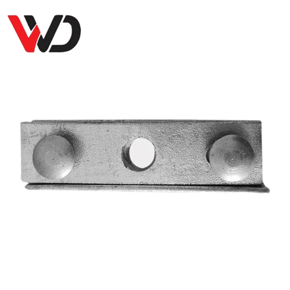Electric Power Line Fittings Chinese Factory Custom Design Pole Line Wire Clamp OEM Accept Iron One Bolt Curved Suspension Clamp