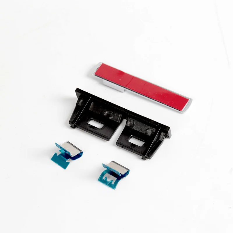 Черно-серебряный значок передней решетки автомобиля, внешний аксессуар, эмблема решетки для Audi S line sline