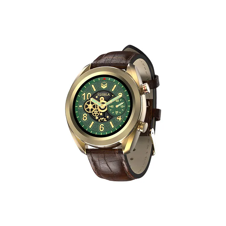 2021 High Quality Stainless Steel Qibla Watch Stylish Black smart watch