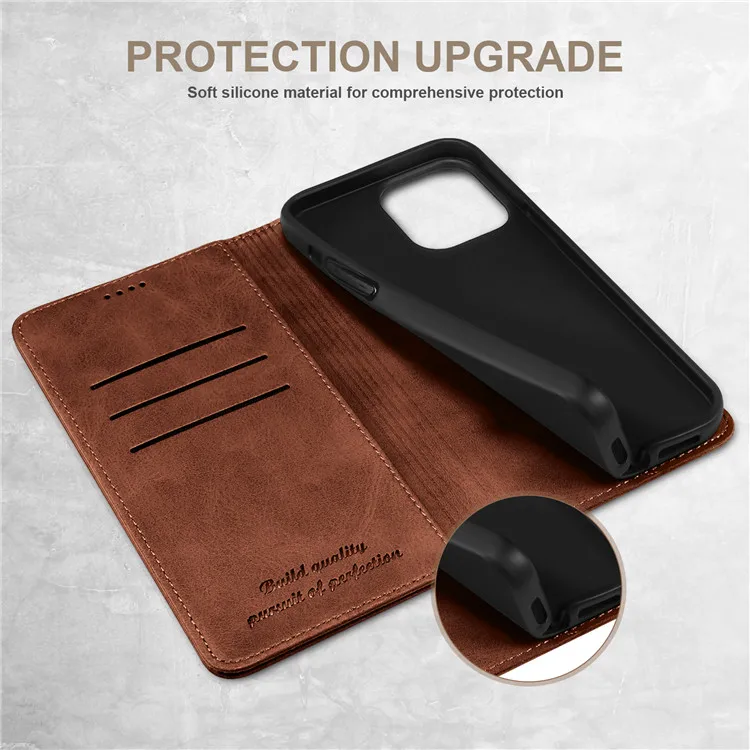 Flip With Card Holder Leather Phone Case For iPhone 14 Pro Max Mobile Phone Cover For iPhone 13 Pro Max X XS Max 12