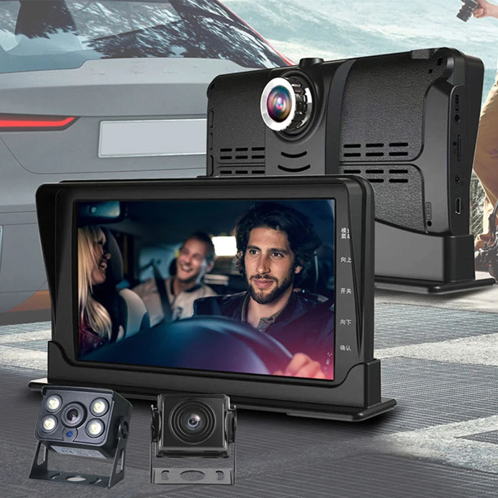 High Quality Car DVR Auto Camera Dash Cam Touch Screen GPS Navigation Car Driving Recorder 16GB