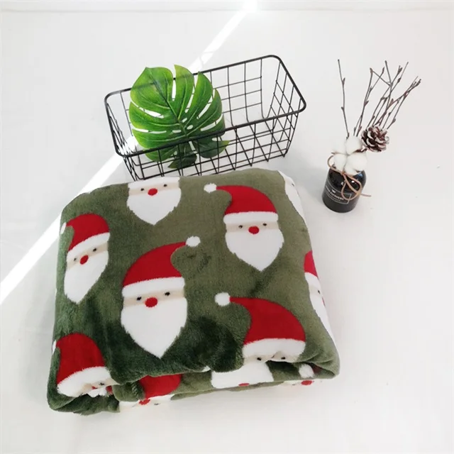 Merry Christmas Special flannel blanket for Christmas super soft feel Christmas print for knee Blanket Quilt 150CM*200CM