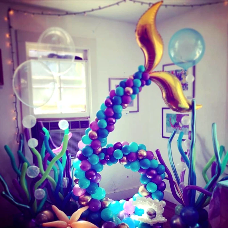 Latex Mermaid Balloon Wedding Birthday Party Decoration Baby Balloon Party Supplies