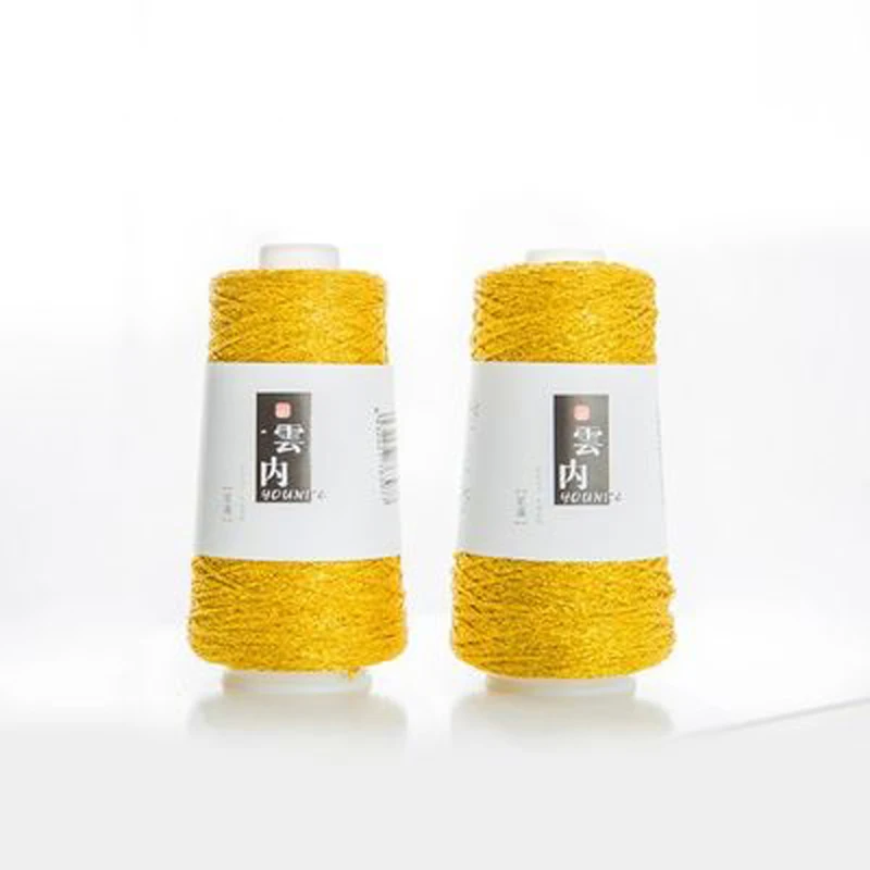 Yarncrafts биоразлагаемая блестящая плетеная полиэфирная пряжа с металлическими оттенками