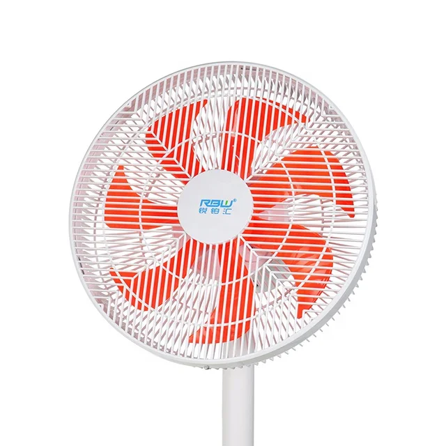 Fashional design factory price easy storage solar rechargeable DC pedestal fan
