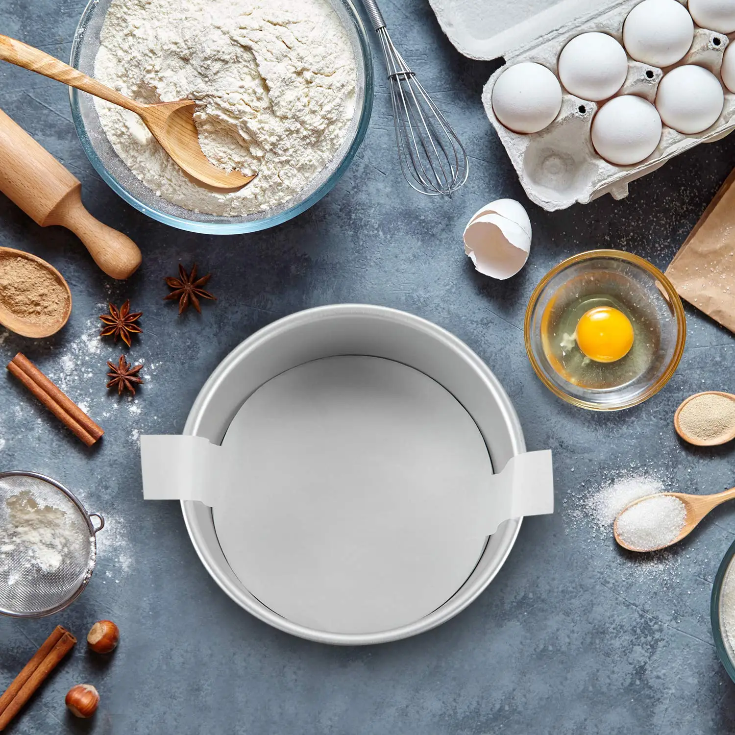 Silicone Parchment Paper Cake Baking Household Non Stick 200PCS Parchment Paper Baking Sheets