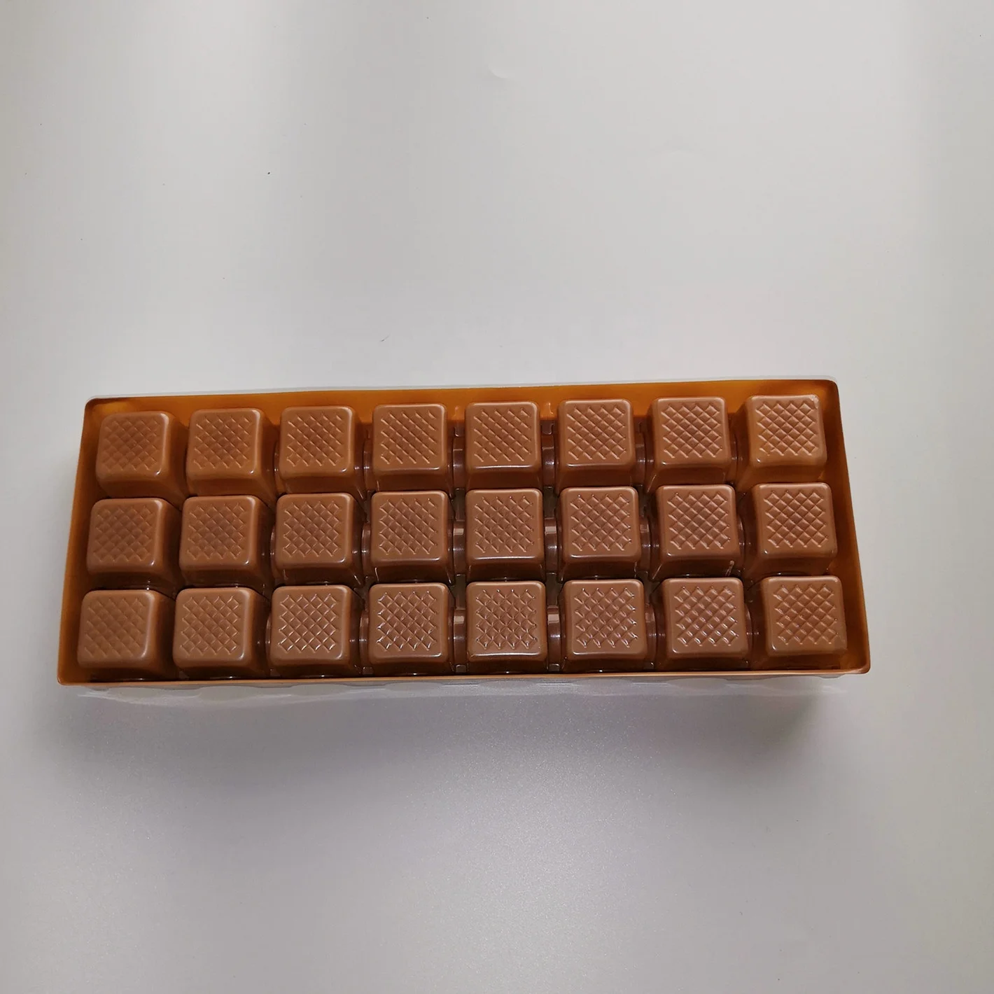 
PET chocolate blister tray plastic packing tray blister insert for chocolate 