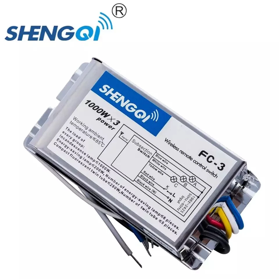 Универсальный умный беспроводной пульт дистанционного управления потолочным вентилятором 240 В ABS RF