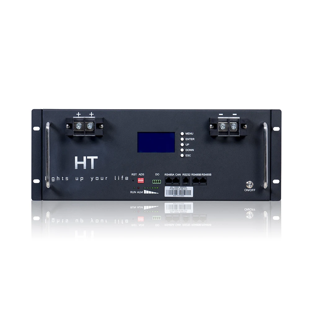 Best 5KW 10KW 48V 51.2V 200AH Rack mounted EMS Solution Lifepo4 Battery Pack Off-grid 10KW 15KW Lithium ion Backup Solar Power