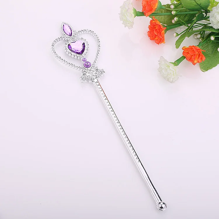 Yoliyolei 2023 New Arrival, Plastic Crowns Birthday Party Halloween Princess Wand Hair Costume Set/