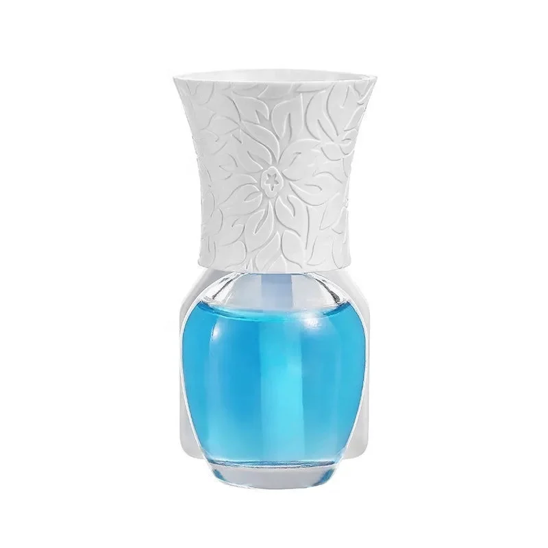 Wall Plug in Air Fresheners with Empty Glass Bottle Refills Wall Mounted Diffusers Plug in Perfume Warmers