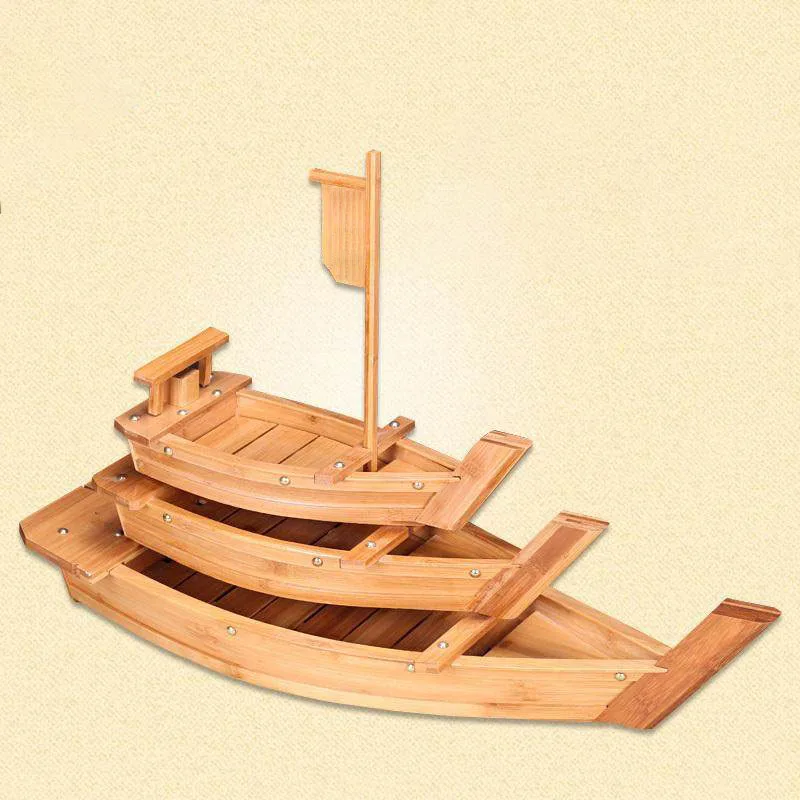 High quality wholesale boat shape Japanese sushi decorative sushi boat for Restaurant or Home