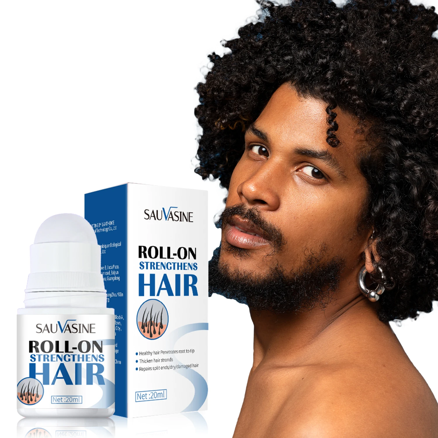 OEM Hair Growth Oil Hair Loss Treatment Repair Split Dry Damaged Roll On Strengthens Hair