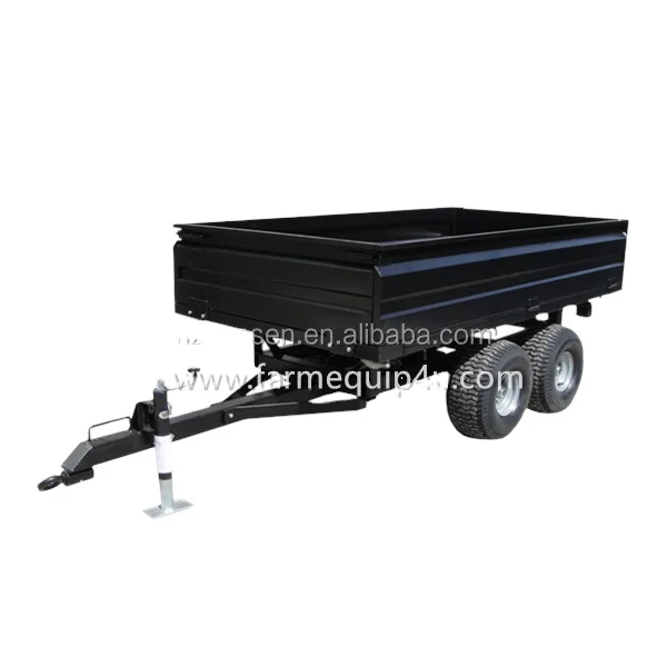 Agriculture Machinery 4 wheel farm trailer ,tractor end dump trailer ,Agriculture transport box trailer 2ton 3ton 4ton