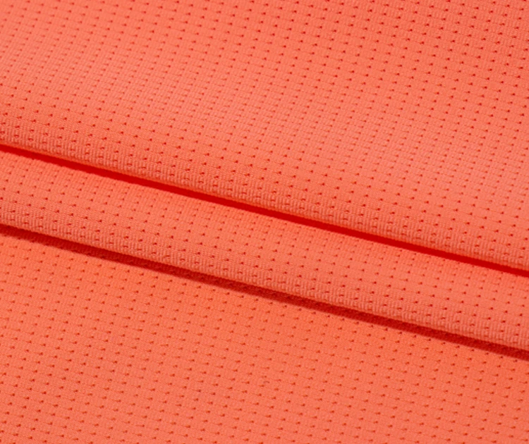 Однотонная окрашенная Nylon90 % Spandex10 % coolmax активная износостойкая сетчатая ткань для гольфа в наличии