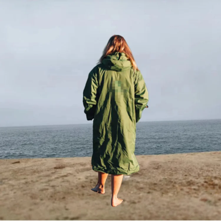 70x110cm Or Custom Winter Windproof changing Robe Waterproof Surfing Changing surfing Robe