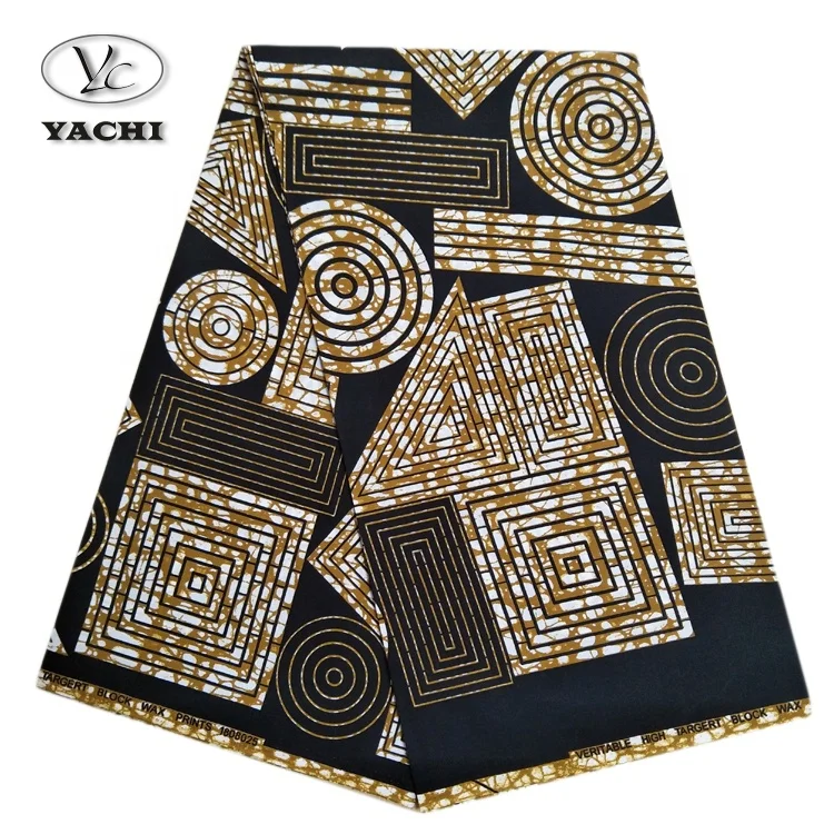 Yachitex new design 100% cotton african fabrics wax print for costume