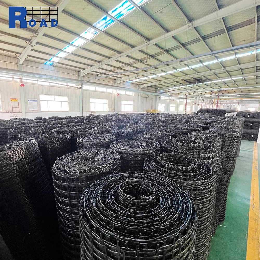 Plastic Geogrid 40kn for Road Reinforcement Elite Sale Black Training Road Geo Grids PP Biaxial Geogrid