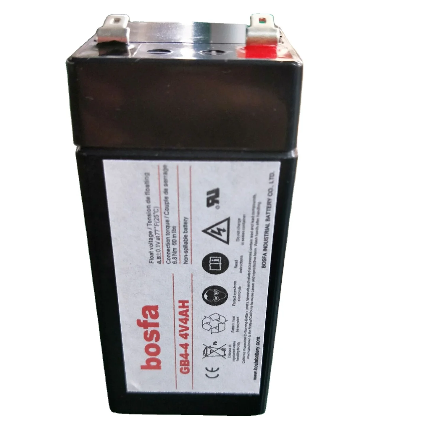 GB4-4 sealed rechargeable battery 4v 4ah rechargeable lead acid battery for emergency equipment alarm system