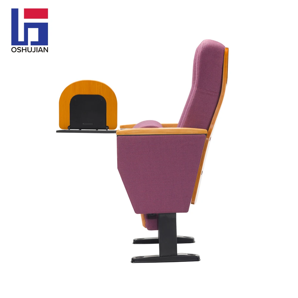 Cinema movie hall chair folding theatre seating auditorium chair writing table