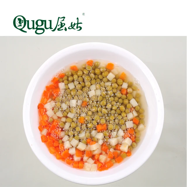  Консервированные смешанные овощи и сладкая кукуруза с питанием