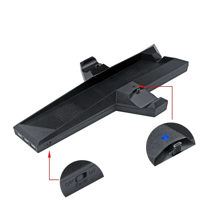 Консоль PS4, 1 ТБ, тонкий кулер, контроллер вентилятора, игровое зарядное устройство для Playstation4